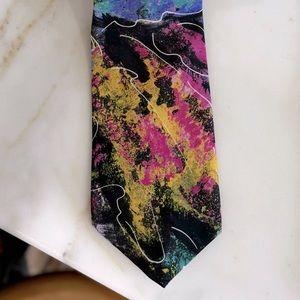 Italian hand made silk tie.